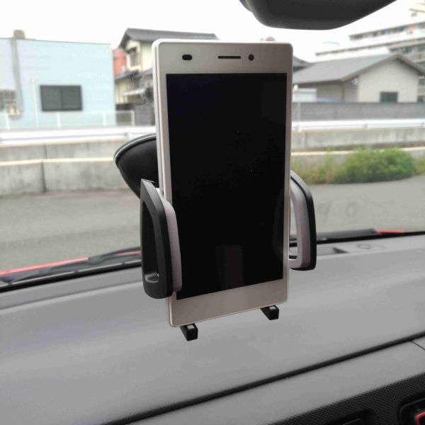 楽天市場 送料無料 車載ホルダー スマホ ホルダー 吸盤 フロントガラス スマートフォン 携帯 固定 Jolifavori楽天市場店