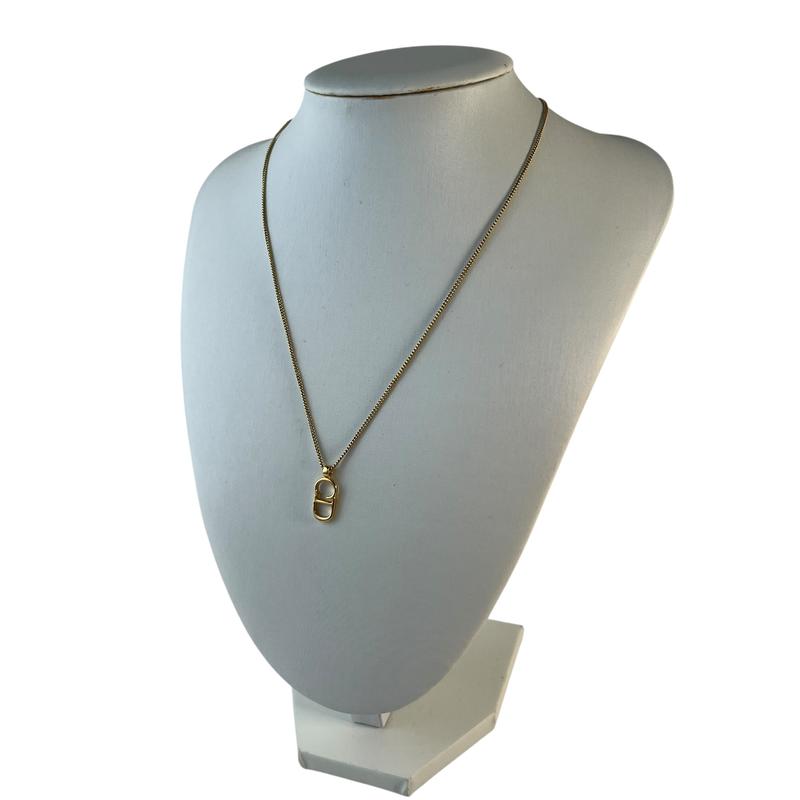 楽天市場】DIORディオールネックレス/ハート＆クリスタル2連ペンダント