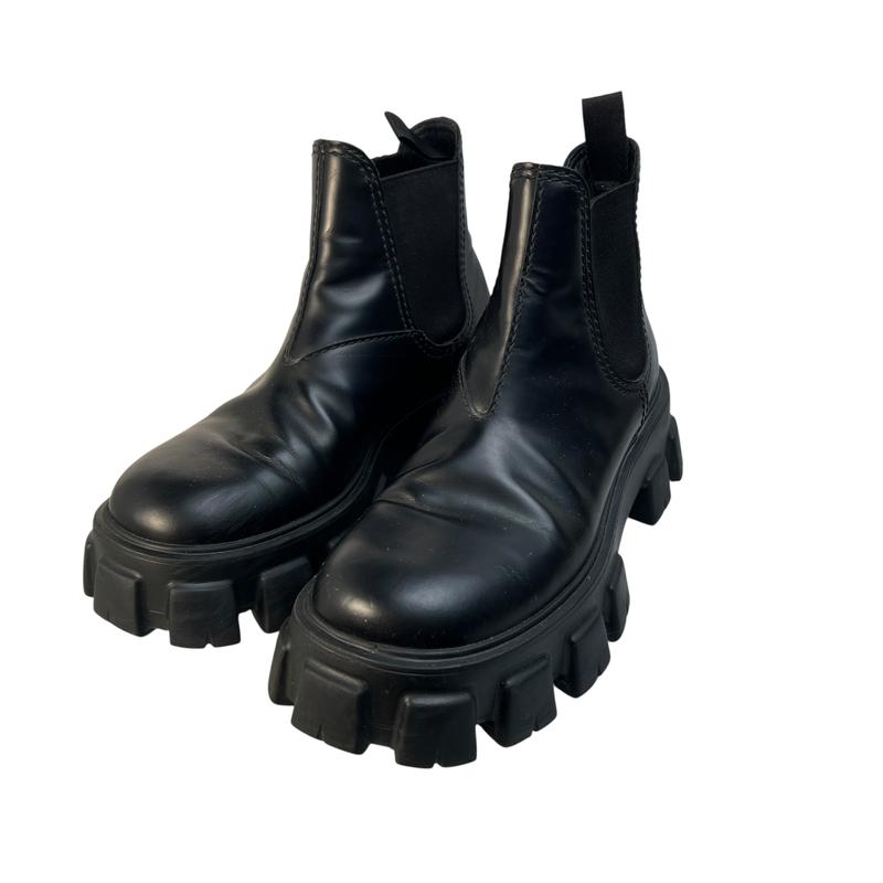 楽天市場】プラダ/PRADA ブーツ メンズ CHOCOLATE サイドゴアブーツ