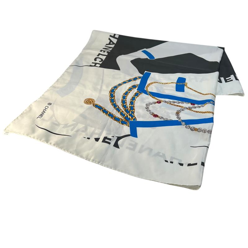 楽天市場】≪ 新品 ≫ CHANEL シャネル シルク スカーフ ノベルティ