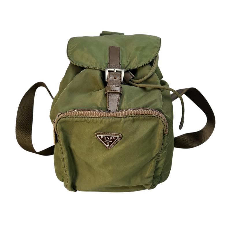Grin ■ 46028★PRADA リュックサック 三角ロゴ ナイロン ⌘Grin⌘ PRADA プラダ リュックサック 三角ロゴ ナイロンレザー 人気
