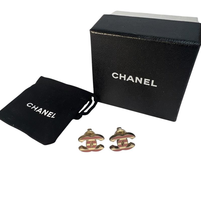 【最終処分SALE】CHANEL シャネル イヤリング ピンク A-10733