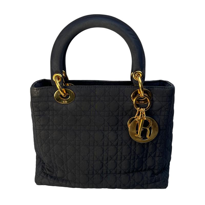 楽天市場】Christian Dior カナージュ キャンバス ハンドバッグ