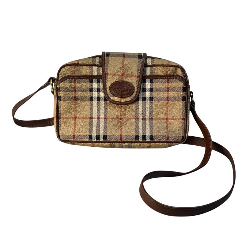 【最終処分SALE】BURBERRYノバチェック ショルダーバッグ ベージュ A-10726