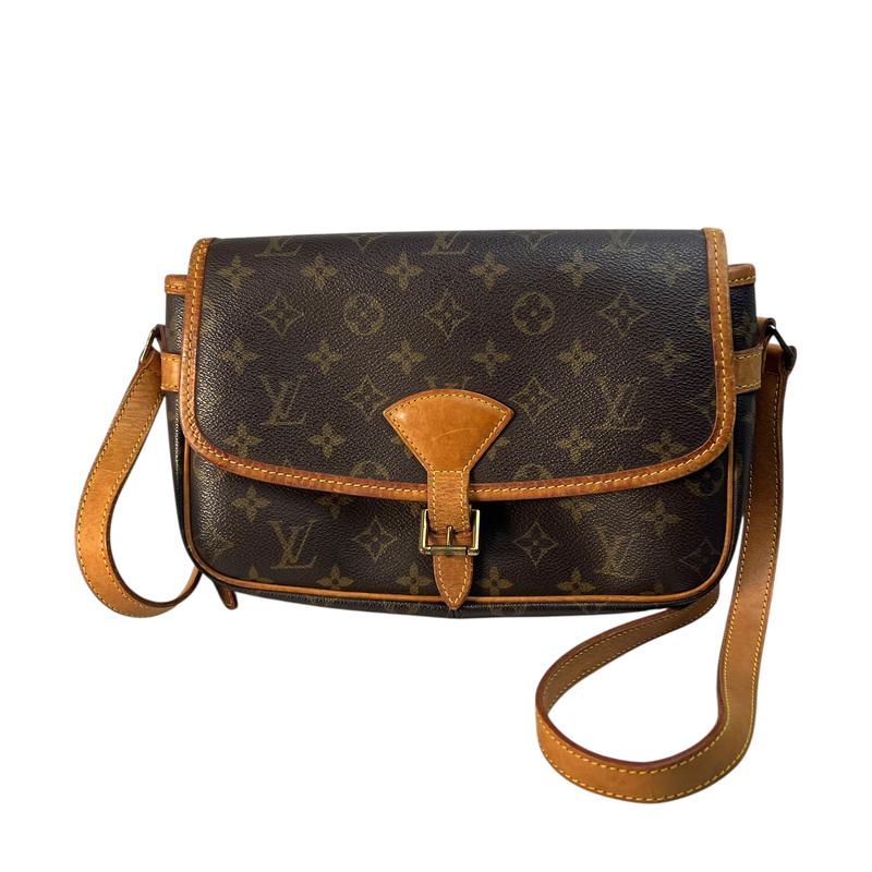 【最終処分SALE】LOUIS VUITTON ルイヴィトン モノグラム ソローニュ M42250 レザー ショルダーバッグ ブラウン A-11911|JOLIJOU
