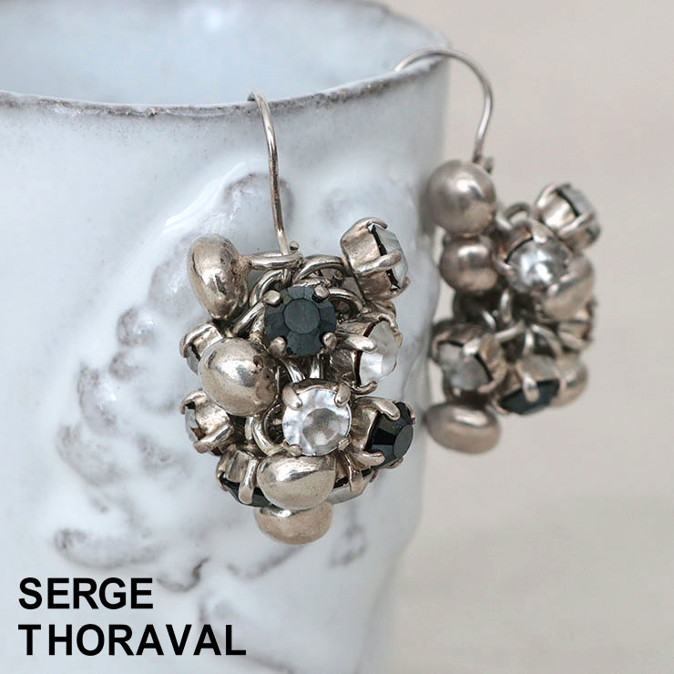 【正規品】【即納】セルジュトラヴァル ピアス『 Maille / 編み目 』SERGE THORAVAL BOM2A | 人気 シリーズ 永遠の定番 ベストセラー 藤原基央 刻印 レディース 贈り物 ギフト 誕生日 記念日 プレゼント ラッピング｜jolisac（ジョリサック）