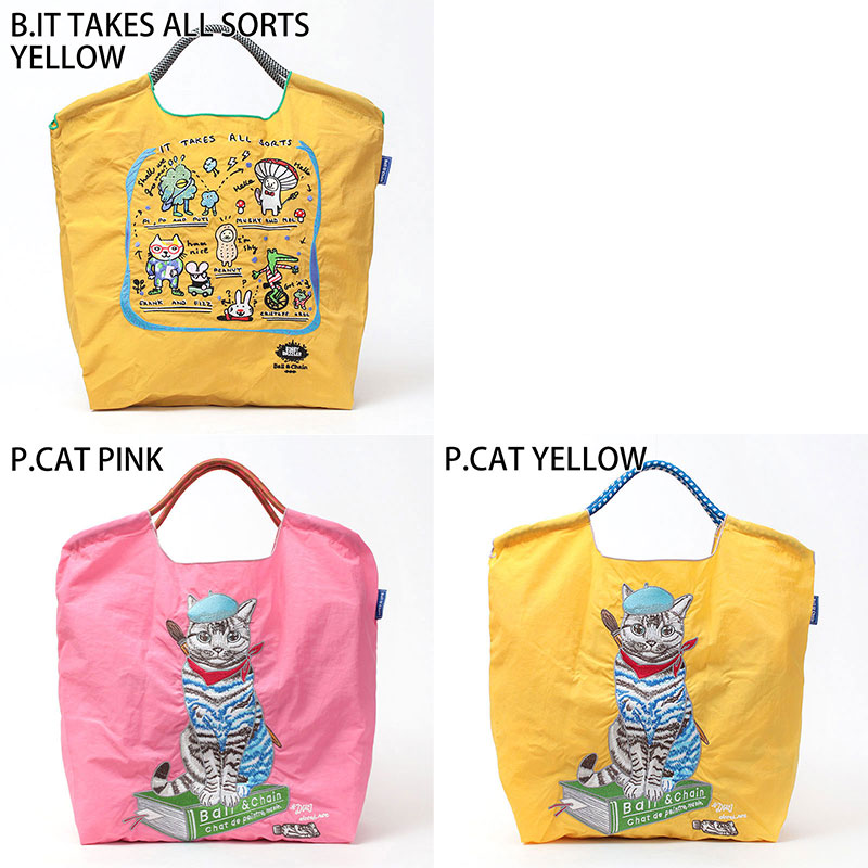 正規販売店】 ボールアンドチェーン 正規 M エコバッグ ball&chain