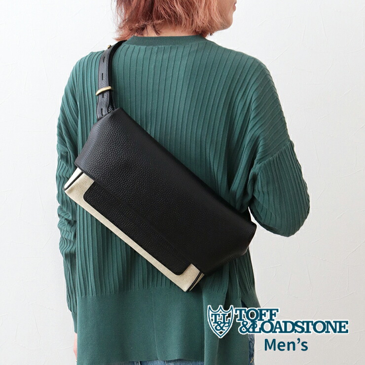 あす楽 Wish T L トフ プレゼント 女性 Mens 男性 薄い マグネット開閉 送料無料 ボディバッグ ロードストーン カジュアル 収納 機能性 おすすめ ランキング 雑誌掲載 ポイント10倍 トフアンドロードストーン メンズ ショルダーバッグ Wish キャンバス Tm1850