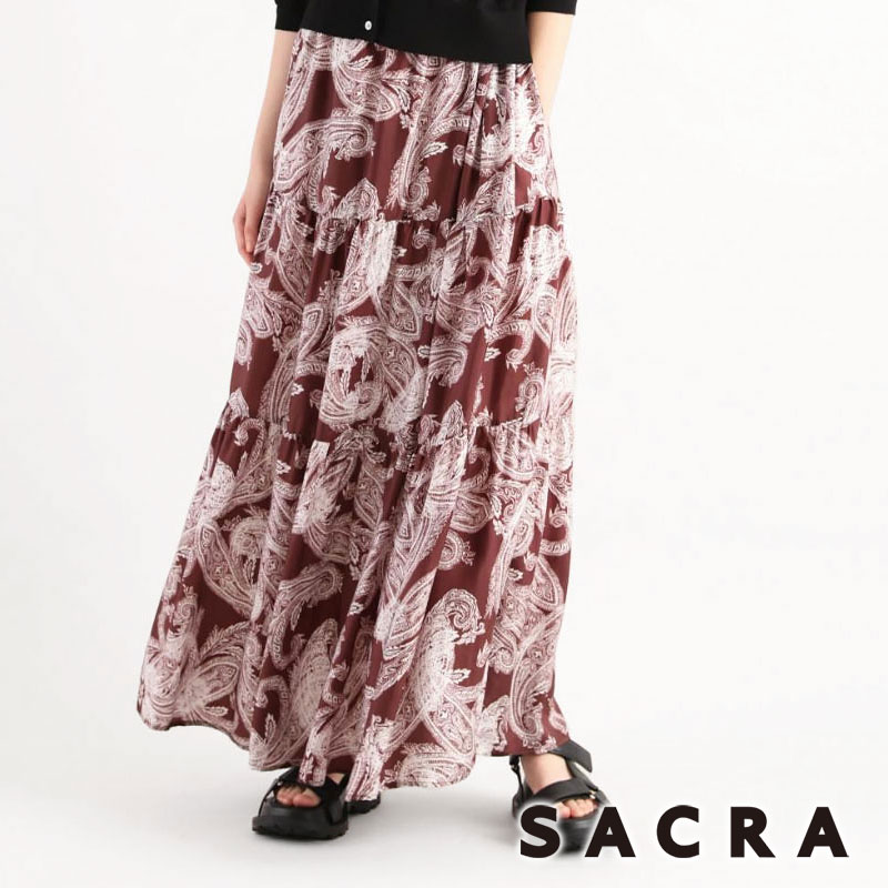 SACRA ロングスカート 楽天市場】SACRA サクラ レディース スカート ロング フレア