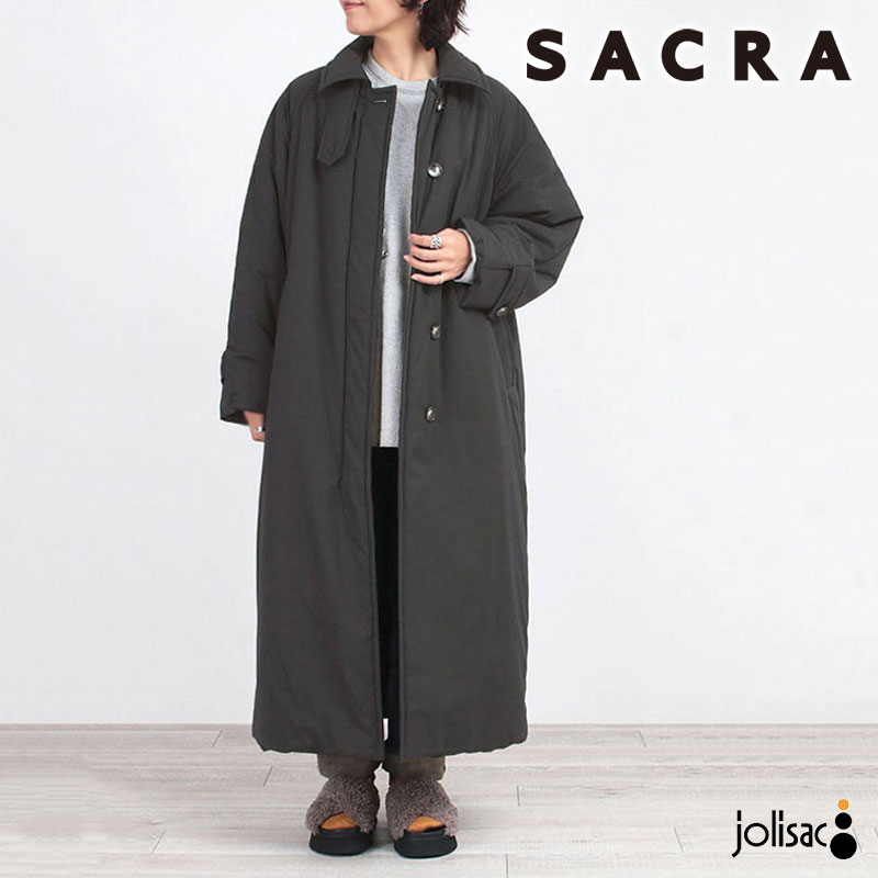 楽天市場】SACRA サクラ レディース コート ロング ステンカラー