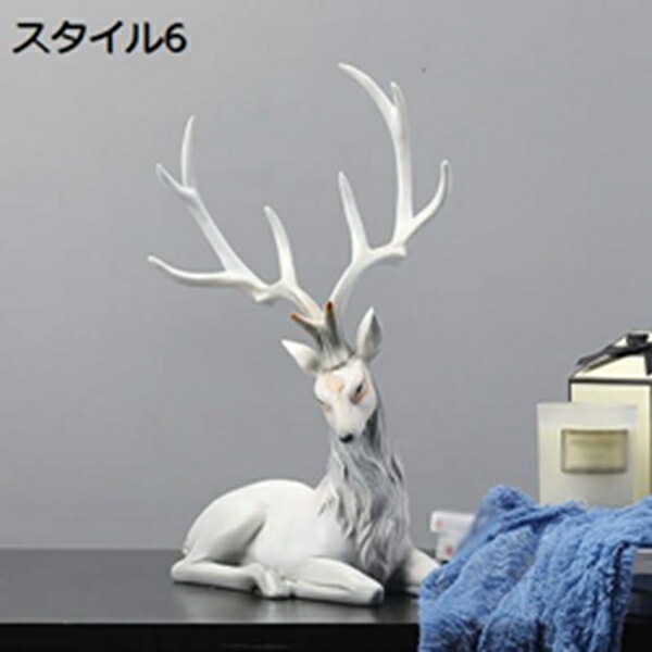 【美品】鹿の角　置物　エゾシカ　オブジェ Animal Object - エゾシカ | COSONCO QS