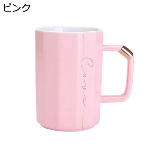 マグカップ 陶器 かわいい コーヒーカップ 350ml ピンク ブルー 牛乳カップ コーヒー 紅茶 ジュース 牛乳 水カップ カップル ホーム オフィス 可愛い 耐熱 ティーカップ お茶カップ 牛乳カップ