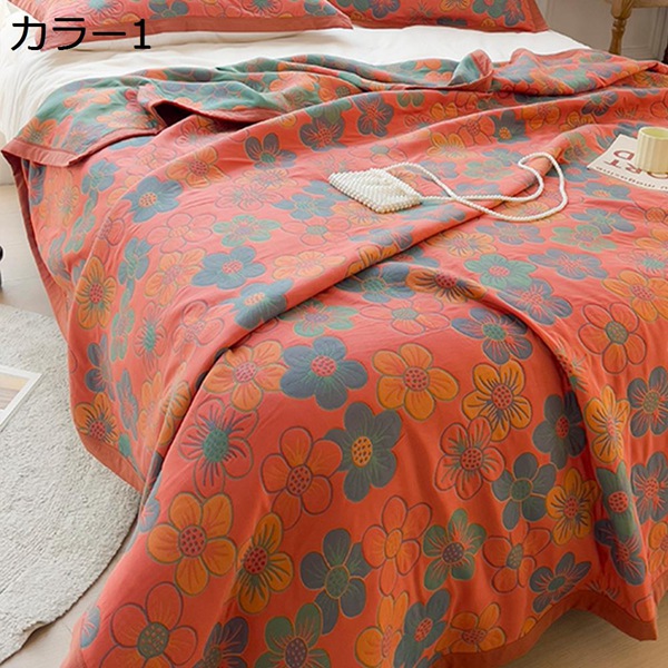ガーゼケット　シングル　綿100％　北欧　おしゃれ　ブランケット　柔らかい　大判　タオルケット　コットン100　高級感　インテリア　夏用　冷感ケット　エアコン対策　掛け毛布　オールシーズン