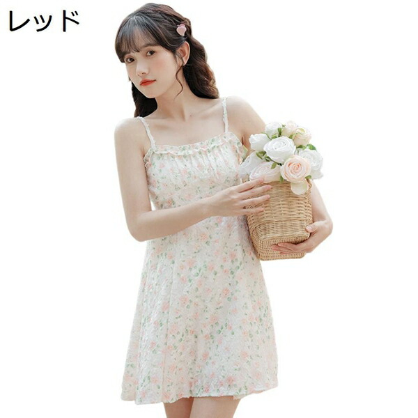 サンドレス レディース 春夏 ミニ丈 S～L ワンピース ビーチ リゾート 披露宴 パーディー 通勤 通学 サマー 20代/30代/40代 女性 ゆったり キャミソールワンピース ミニドレス マキシワンピース ドレス