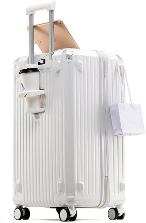 キャリーバッグ 外国で旅する TSA鍵を掛ける 旅行バッグ 大型 キャリーバッグ ドリンク保持者 USB界面 姿勢引っかかり 軽さ 大静電容量 耐衝撃 静音ダブルキャスター 可愛らしい オシャレ 外国で旅する 長期間
