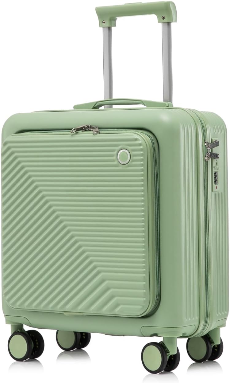 旅行バッグ 持ちはこび入れもの 機内持ち込み 30L 向こう正面開けっ広げ キャリーバッグ TSA鍵を掛ける積み上げる 向こう正面衣嚢 ジッパー式 超軽さ 小型 耐衝撃 静音 ダブルキャスター 360度回転させる 旅する