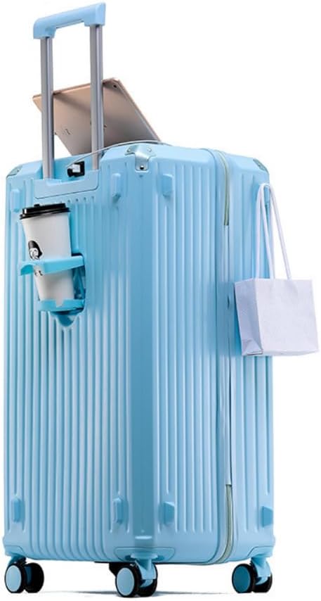 キャリーバッグ 外国で旅する TSA鍵を掛ける 旅行バッグ 大型 キャリーバッグ ドリンク保持者 USB界面 姿勢引っかかり 軽さ 大静電容量 耐衝撃 静音ダブルキャスター 可愛らしい オシャレ 外国で旅する 長期間