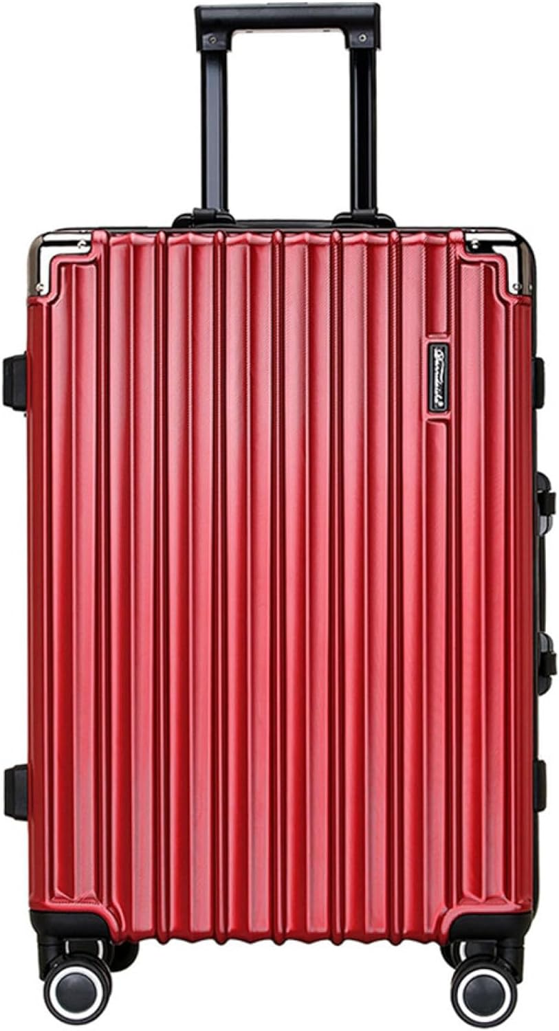 旅行バッグ 持ちはこび入れもの 機内持ち込み 40L キャリーバッグ ジッパー式 超軽さ 大電気容量 小型 耐衝撃 静音 ダブルキャスター 360度回転させる 商行為 旅する 出張 赤いこと S大いさ（1-3泊） スーツケース・キャリーバッグ-バッグ・小物・ブランド雑貨-バッグ