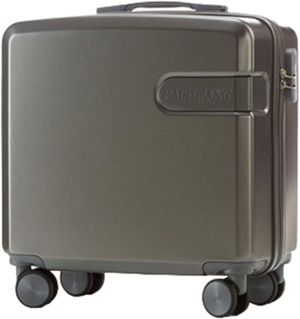 旅行バッグ 持ちはこび入れもの 機内持ち込み 28L キャリーバッグ ジッパー式 超軽さ 小型 耐衝撃 静音 ダブルキャスター 360度回転させる 旅する 商行為 出張 薄墨色 SS大きさ（1-2泊）