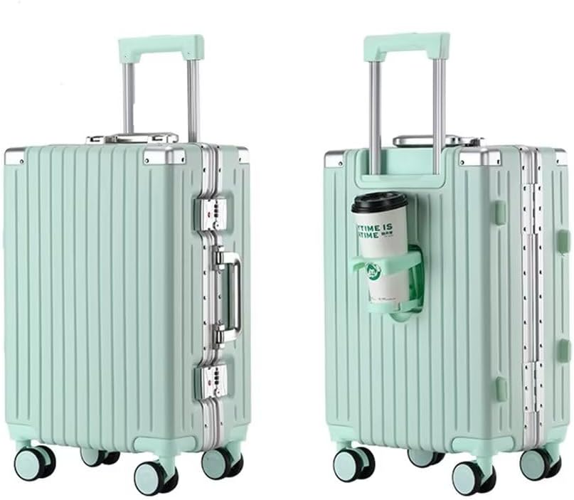 旅行バッグ 軽銀ひな形 キャリーバッグ 機内持ち込み 持ちはこび入れもの 優勝杯保持者付き添い人 キャリーバッグ 軽さ アルミコーナーパッド TSAローク積み上げる 大型 耐衝撃 乾湿引きはなす 静音 ダブルキャス