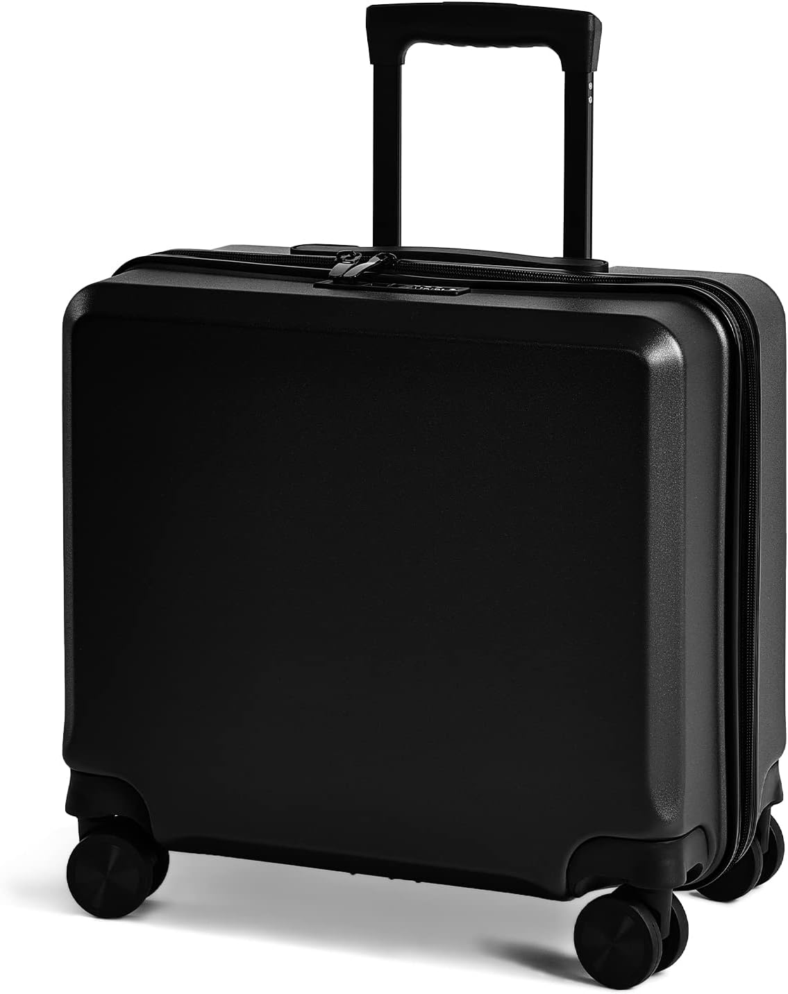 旅行バッグ 持ちはこび入れもの 機内持込 ジッパーひな形 ダブルキャスター TSA鍵を掛ける 旅する 出張 超軽 8輪 黒いこと SS大きさ