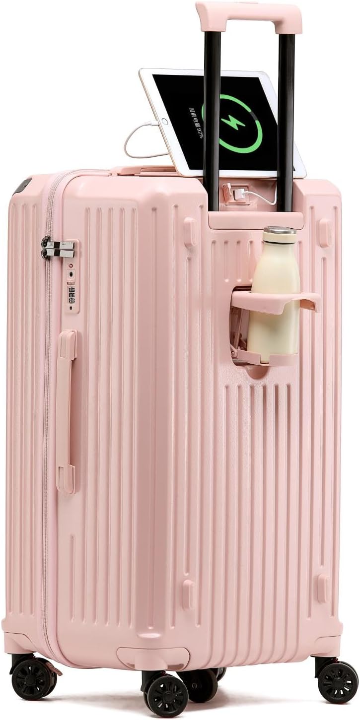 旅行バッグ 持ちはこび入れもの キャリーバッグ ジッパー印字機 ABS+マイコン材質 YKKジッパー ストッパー usb界面付き添い人 優勝杯保持者付き添い人 TSA鍵を掛ける 多役立つこと 超軽さ 耐衝撃 静音 旅する出
