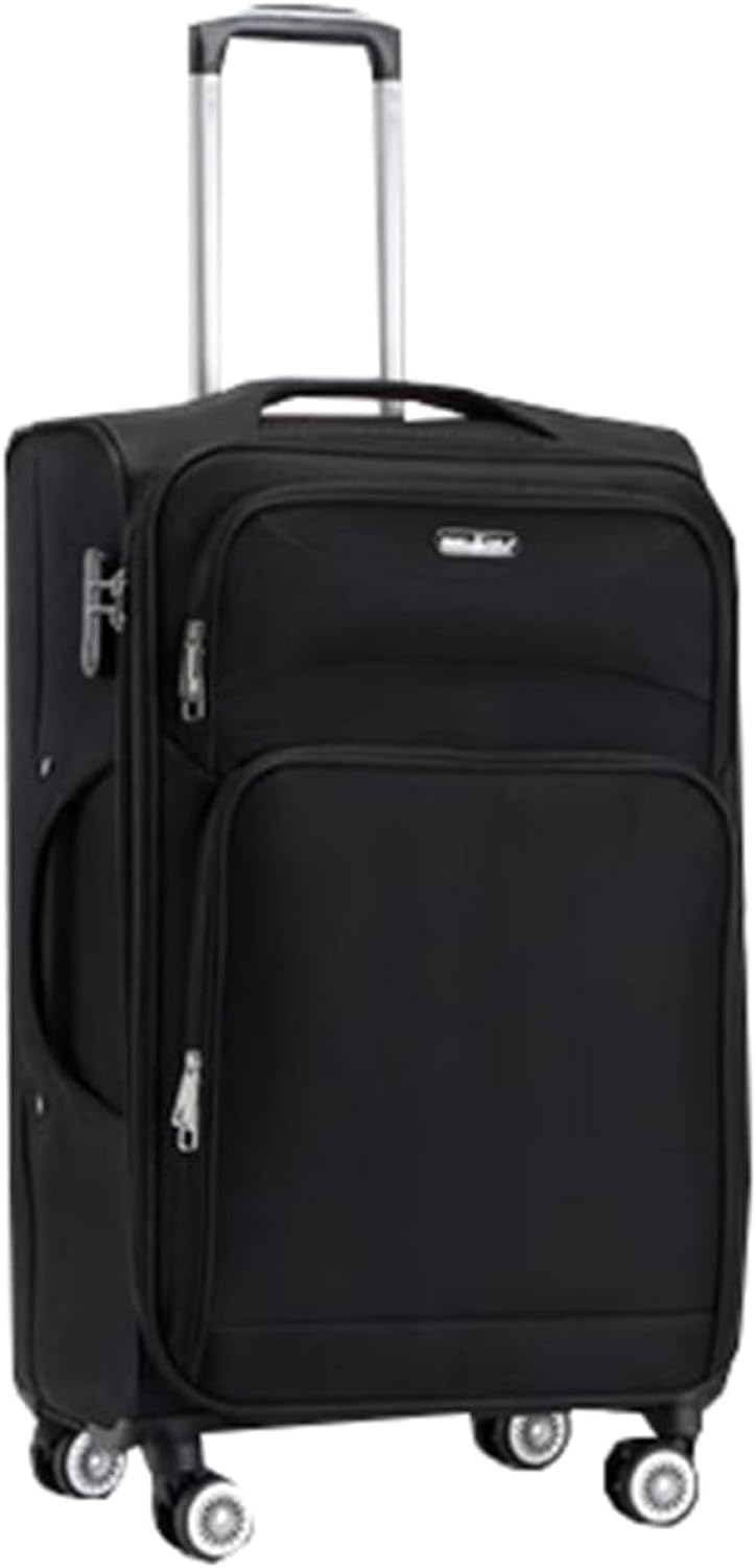 ホンブルグ帽キャリーバッグ 豆の町持ちはこび M：41x25x55糎(56L/機内持込) 旅行バッグ 持ちはこび助けになる 旅する 出張 一時滞在 機内持ち込み 押しひろげる能力のある 大静電容量 静音 ダブルキャスター 360度回転させる 鍵