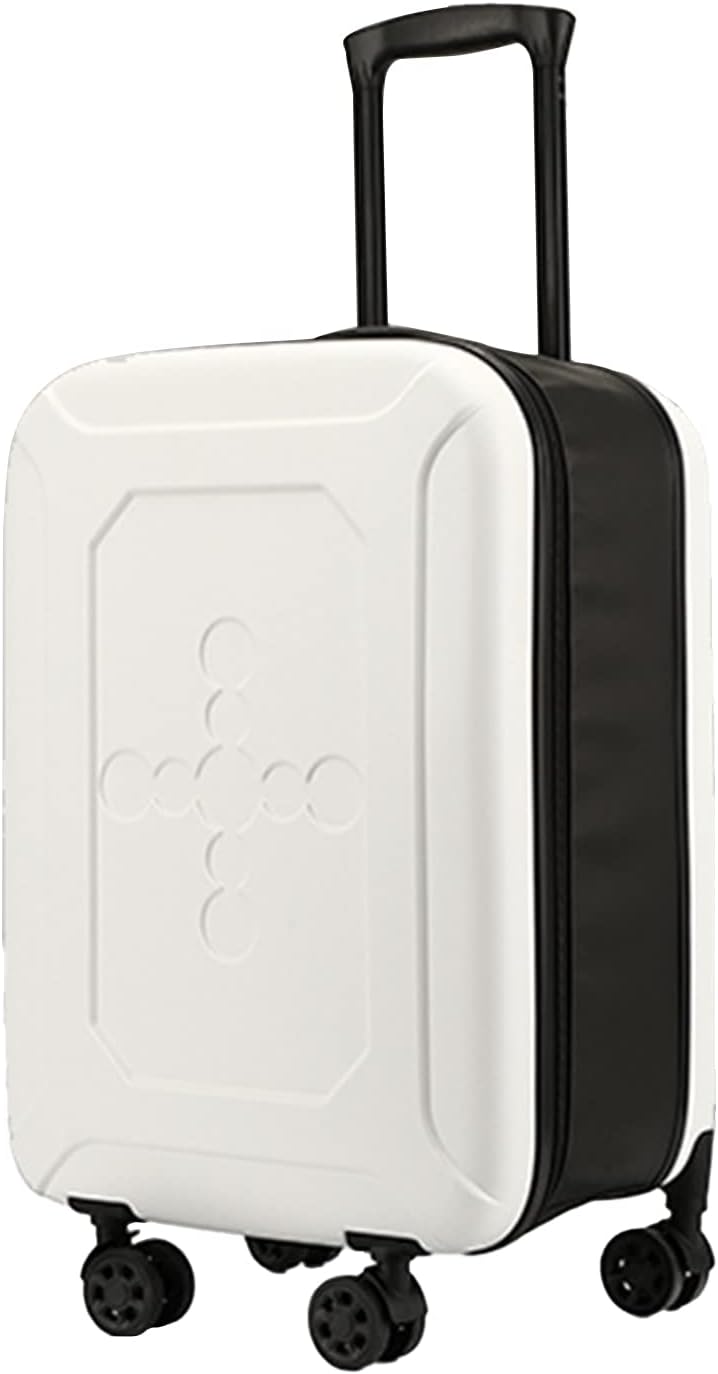 スーツケース 折りたたみ キャリーバッグ キャリーケース 国内旅行 suitcase 機内持込 1泊 2泊 3泊 軽量 4輪 静音 耐衝撃 XL07 (Bタイプ-White Large)