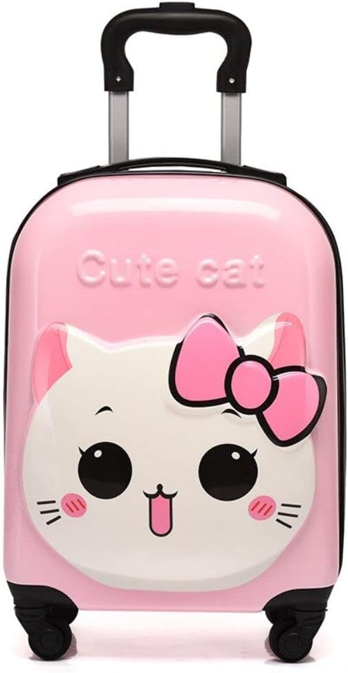 子供用スーツケース キッズキャリーケース キャリーバッグ かわいい 小型 超軽量 機内持込 旅行荷物 18インチ 旅行 通学 遠足 1泊 2泊 出かけ便利 動物柄 女の子 男の子用|Libre777