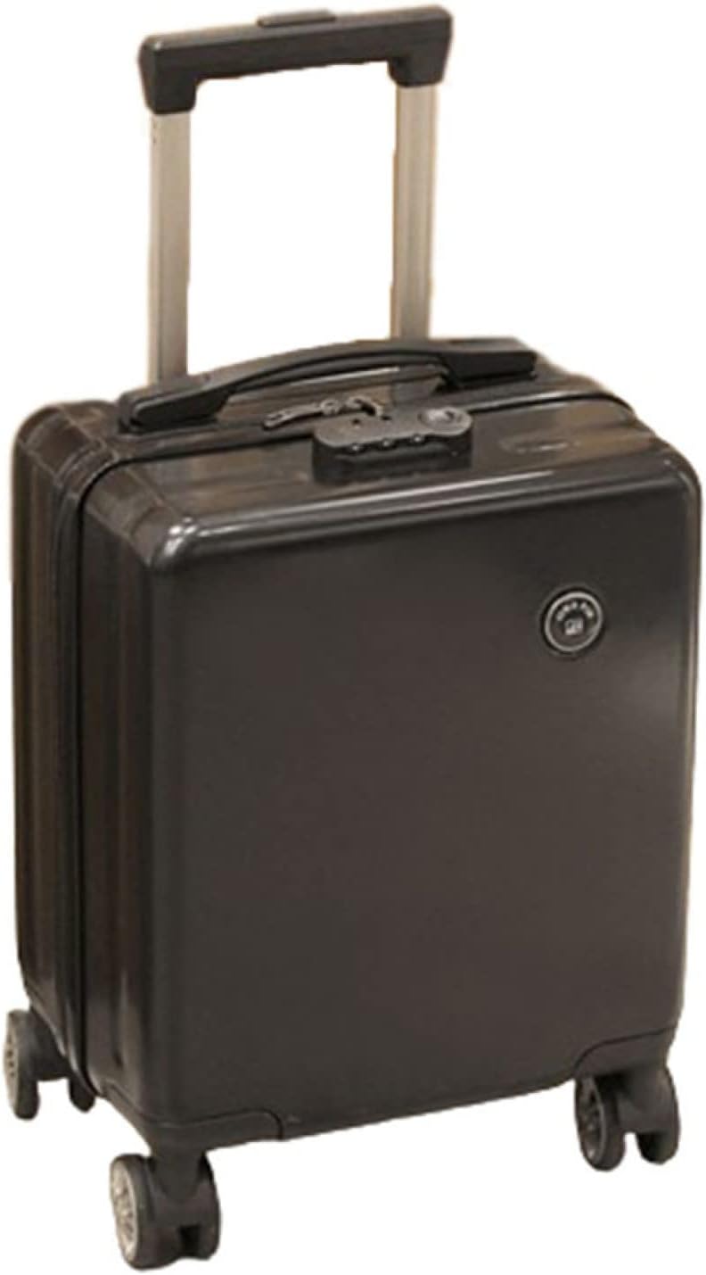 旅行バッグ 持ちはこび入れもの 機内持ち込み 20L キャリーバッグ ジッパー式 超軽さ 小型 耐衝撃 静音 ダブルキャスター 360度回転させる 旅する 商行為 出張 黒いこと SSS大きさ（1-2泊）