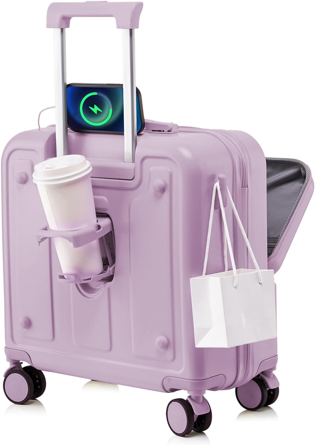 旅行バッグ ss大きさ 機内持ち込み 持ちはこび入れもの ミニサイズ 向こう正面開けっ広げ 優勝杯保持者付き添い人 USB界面付き添い人 軽さ 耐衝撃 360度回転させる 静音 ダブルキャスター 乾湿引きはなす マイコン材質 旅する