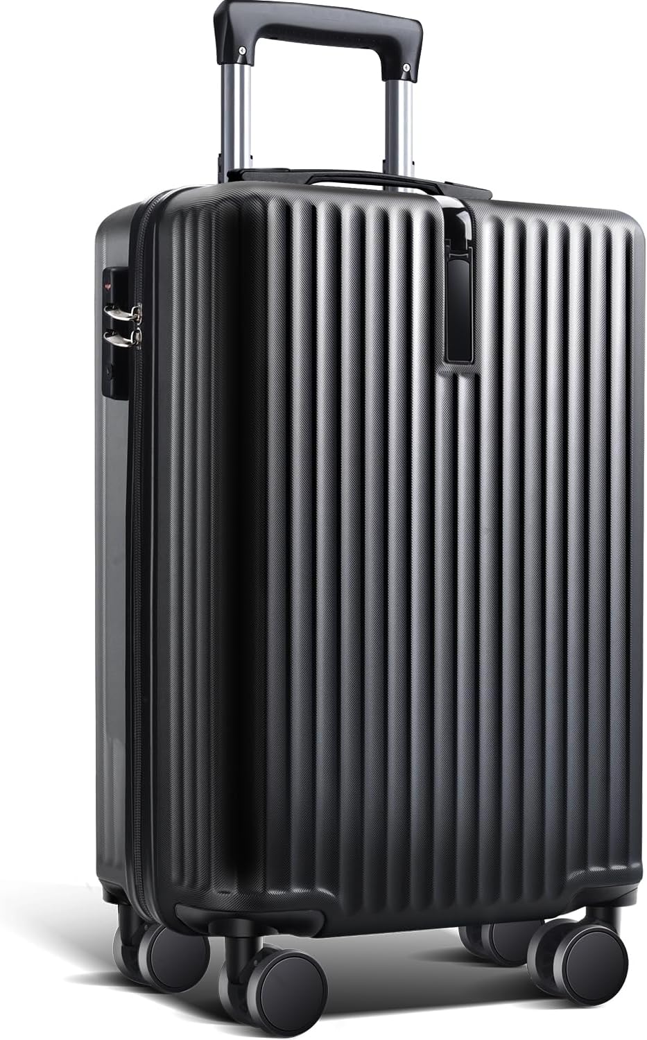 旅行バッグ 機内持込 超軽さ 大静電容量 持ちはこび入れもの キャリーバッグ 静音 360度回転させる つつみ隠し引っかかり役立つこと ダブルキャスター ジッパー式 TSA鍵を掛ける積み上げる マイコン材質 耐衝撃 旅する 商行為 出張 (