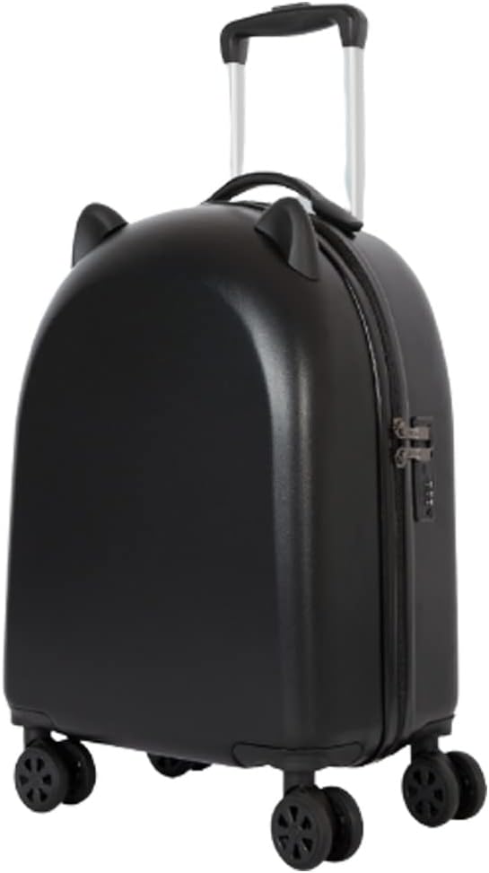 旅行バッグ 持ちはこび入れもの 猫耳 機内持ち込み 軽さ 小型 1泊 2泊 S大きさ 高さ54糎 35L 2.5kg 可愛らしい 小さめ ジッパー 遠足 黒いこと