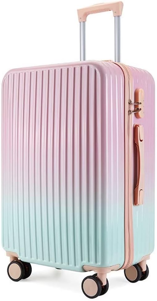 旅行バッグ キャリーバッグ 持ちはこび入れもの グラデーション色 機内持ち込み ジッパー 超軽さ 小型 今めかしい 短途旅する 大静電容量 TSA鍵を掛ける ins 一般受け 可愛らしい 持ちはこび入れもの キャリーバッグ