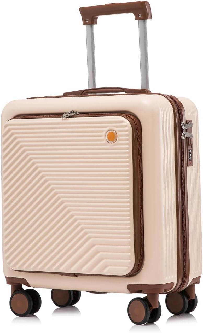 旅行バッグ 持ちはこび入れもの 機内持ち込み 30L 向こう正面開けっ広げ キャリーバッグ TSA鍵を掛ける積み上げる 向こう正面衣嚢 ジッパー式 超軽さ 小型 耐衝撃 静音 ダブルキャスター 360度回転させる 旅する