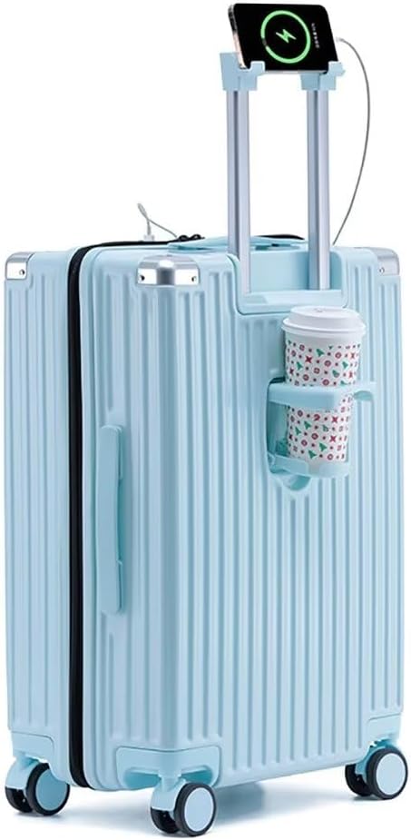スーツケース usbポート付き カップホルダー キャリーバッグ 大容量 機内持ち込み キャリーケース 耐衝撃 静音 耐圧 360度回転 人気 多機能 おしゃれ 旅行 ビジネス 出張 Sサイズ 20イン｜Libre777