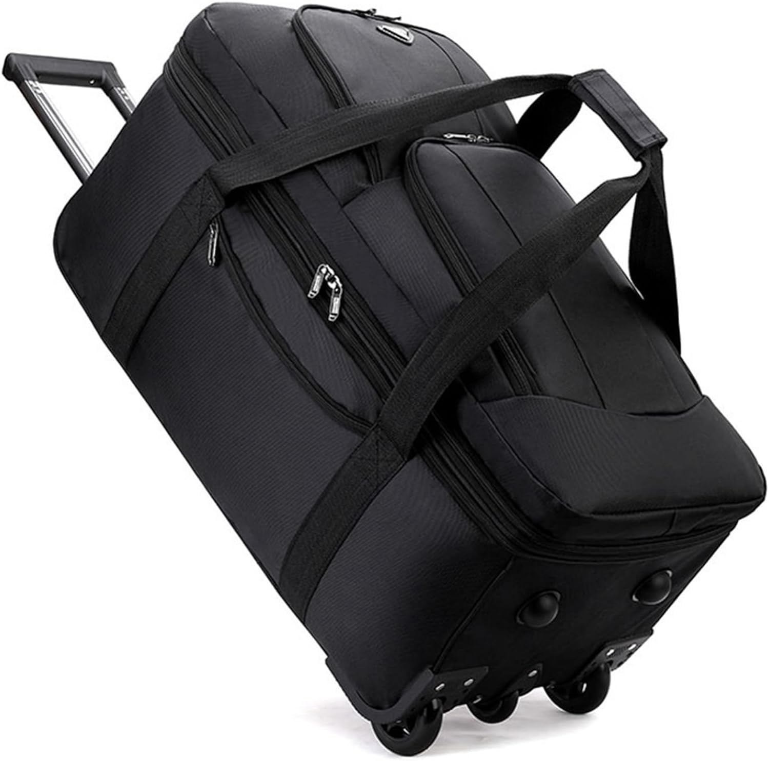 豆の町キャリーバッグ 3way ボストンバッグ キャリーバッグ 90L 大静電容量 旅する御徒面子 キャスター御徒面子 3輪 静音 雨合羽 折りたたみ 旅行御徒面子 旅行バッグ メンズ レディース 遠足