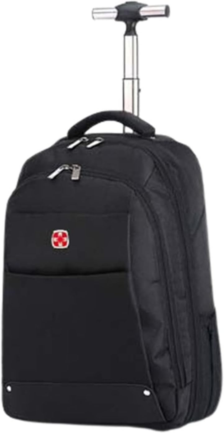 リュックキャリー 3way キャスターバッグ 40L キャリーバッグ 小型 2~3泊対応 2輪 撥水加工 トロリーバッグ メンズ レディース 旅行 合宿 出張 スーツケース 旅行バッグ ブラック 40｜Libre777
