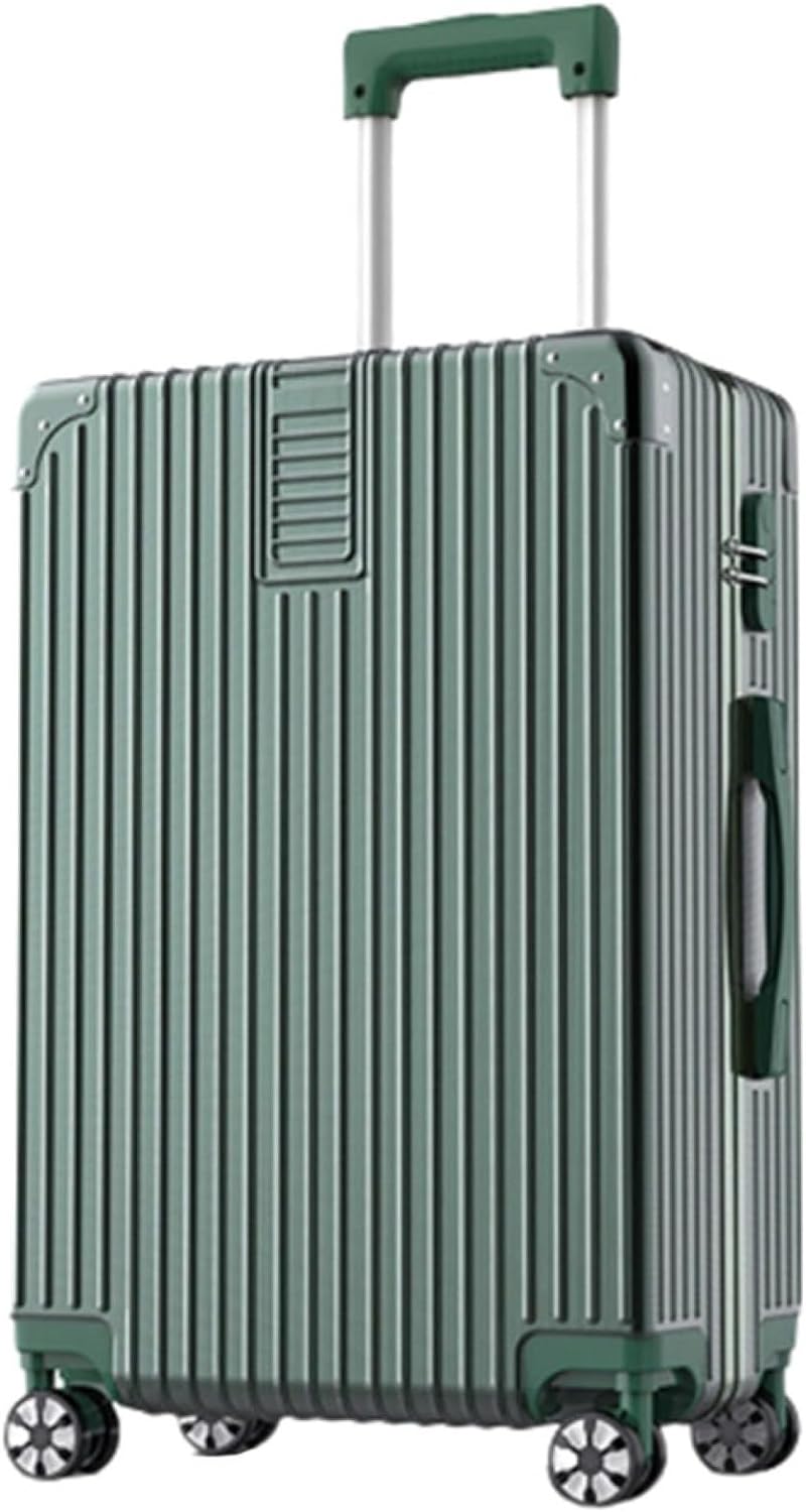 旅行バッグ 持ちはこび入れもの 45L キャリーバッグ ジッパー式 一般受け 超軽さ 大型 耐衝撃 静音 ダブルキャスター 360度回転させる 商行為 旅する 出張 緑であること M大きさ（3-5泊）