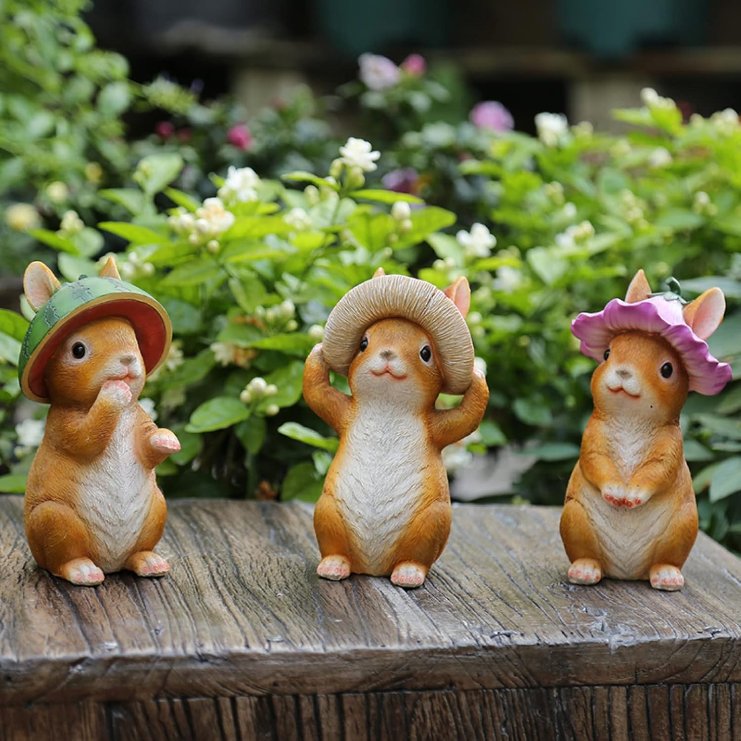 ガーデニング 置物 うさぎ オーナメント 黄色 おしゃれ かわいい B ガーデン 雑貨 グッズ 動物 うさぎ 北欧 ガーデン 庭飾り ウサギ 園芸 兎 庭 ガーデンオブジェ 置き物 室内飾り うさぎ置