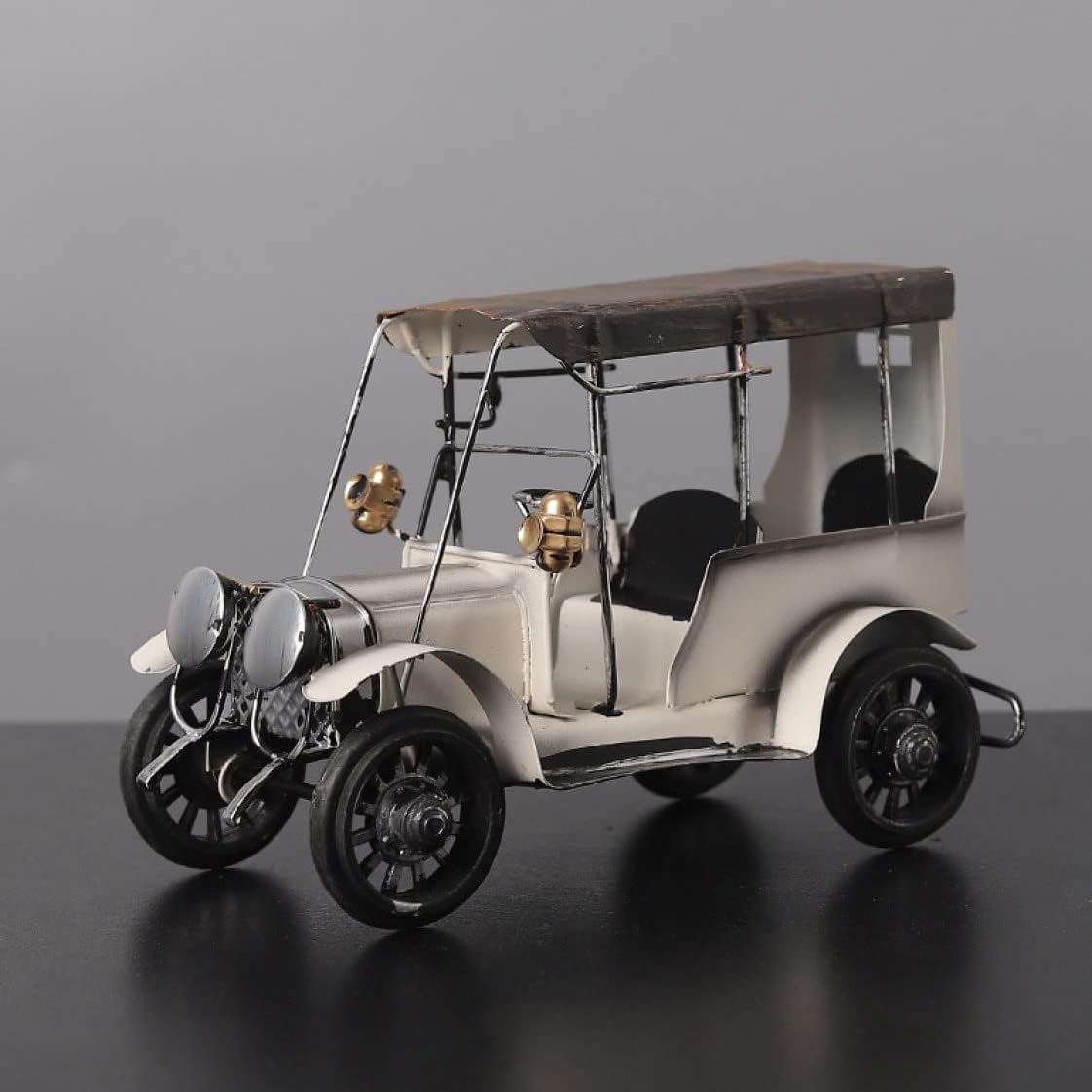 置物 クラシックカー モデル アンティーク 古い車 模型 レトロ 置物 ディスプレイ 工芸品 インテリア オブジェ ホーム オフィス プレゼント ８種類 イエロー 飾り物 装飾 ホワイト 道具 クラフ