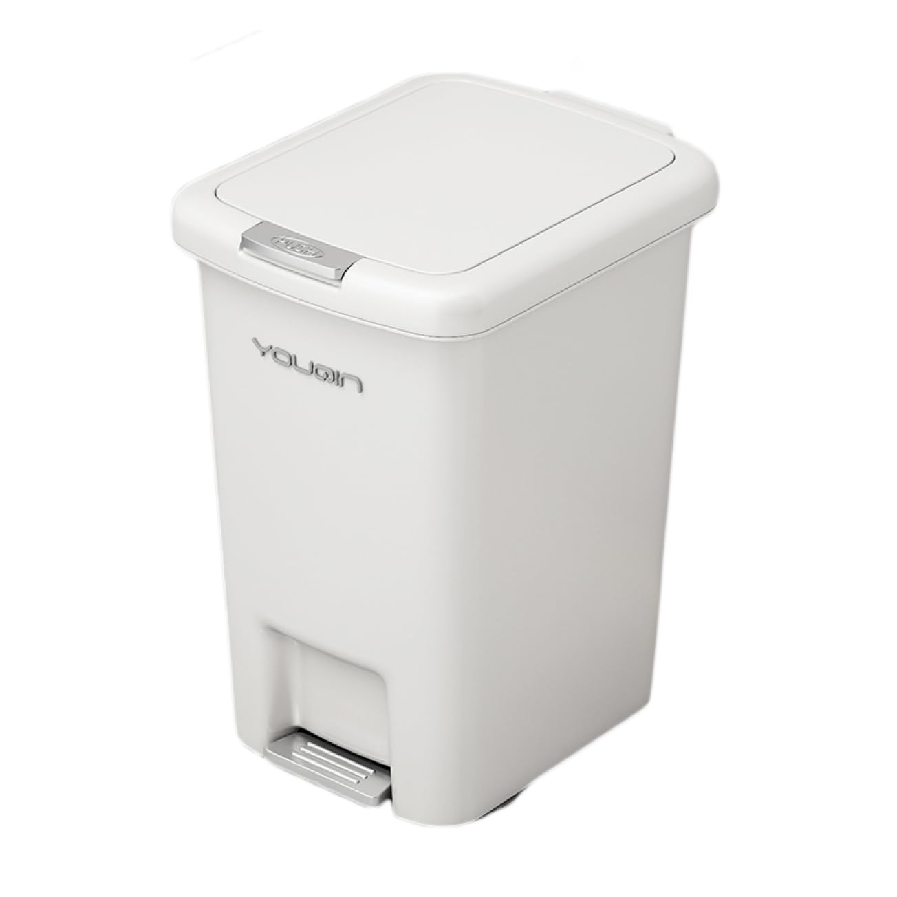 ゴミ箱 ペダル ホワイト ふた付き ダストボックス 分別 臭い漏れ防止縦型 ごみ箱 足踏み 新生活 大容量 臭い漏れ防止 おしゃれ 場所とらない ワゴン 15L ペダル付き キッチン ごみ箱 かわいい