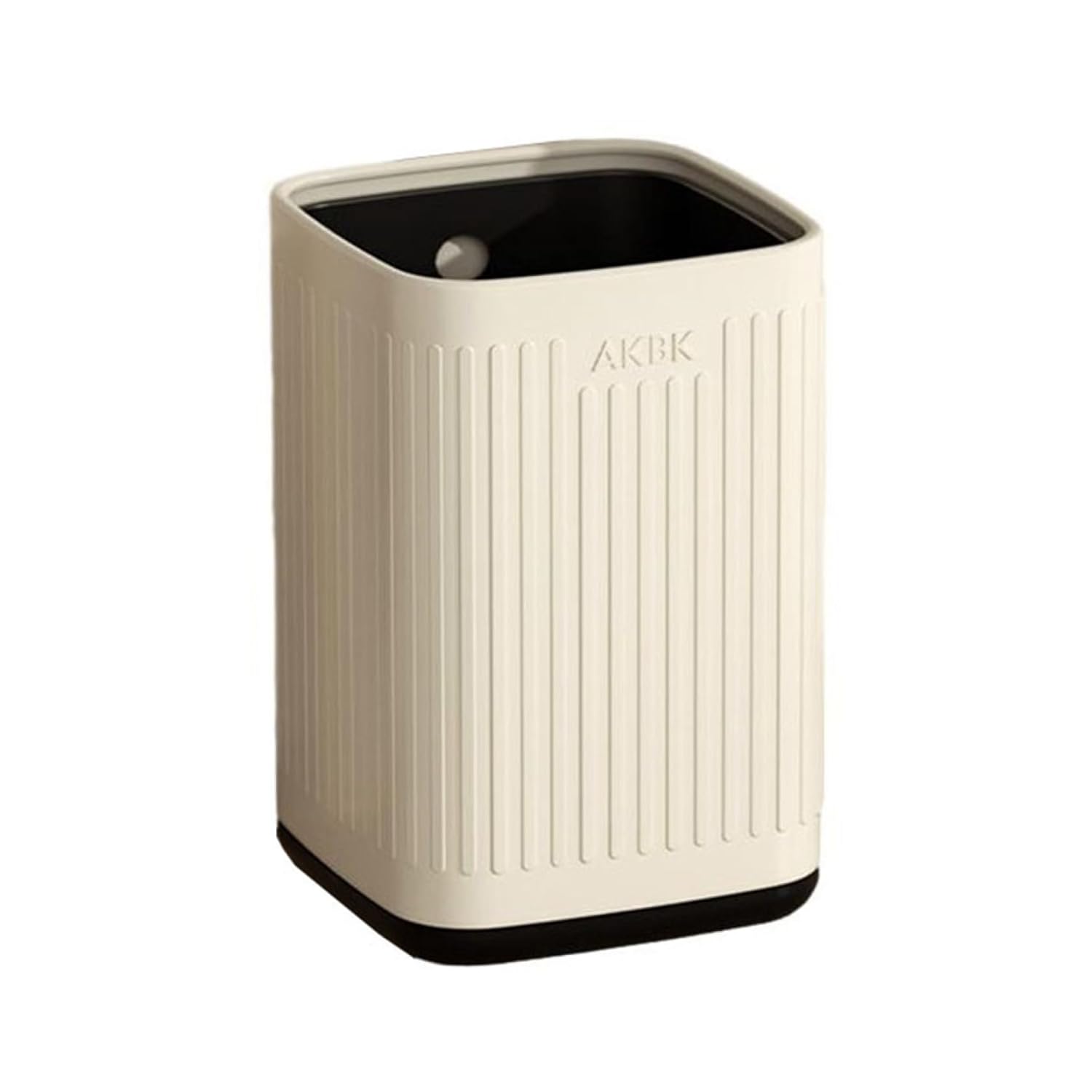 ゴミ箱 フタなし 12L ダストボックス 角型 ごみ箱 ゴミ袋が見えない スリム おしゃれ シンプル 抗菌 キッチン 部屋 リビングルーム トイレ 浴室 オフィス用 スチール アプリコット