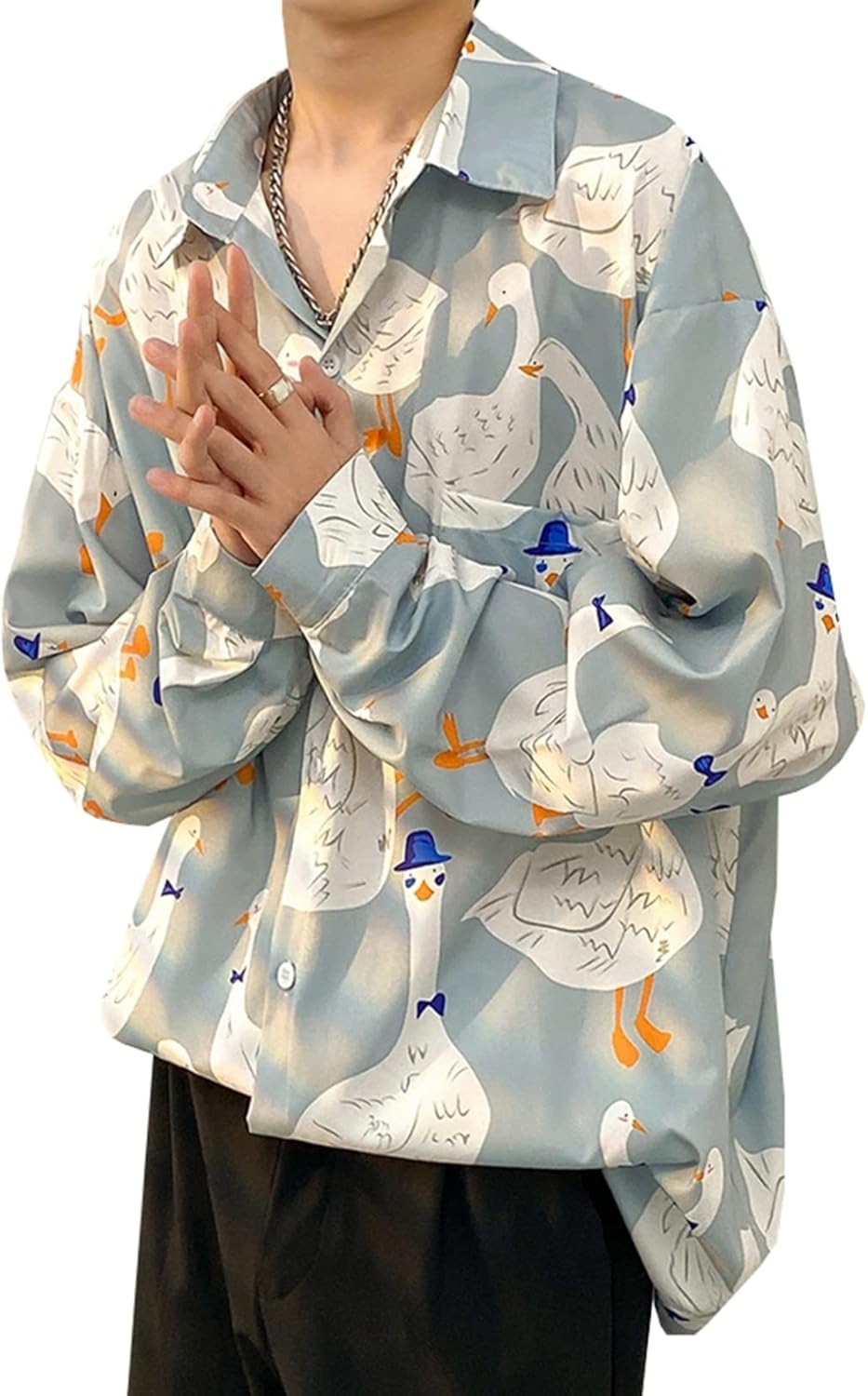 9色展開 花柄 長袖シャツ メンズ レディース 春秋 開襟 S-3XL 大きいサイズ ゆったり シフォン 通気性 柔らかい 快適 アロハシャツ 着回し カジュアル リゾート 旅行 イベント お出かけ