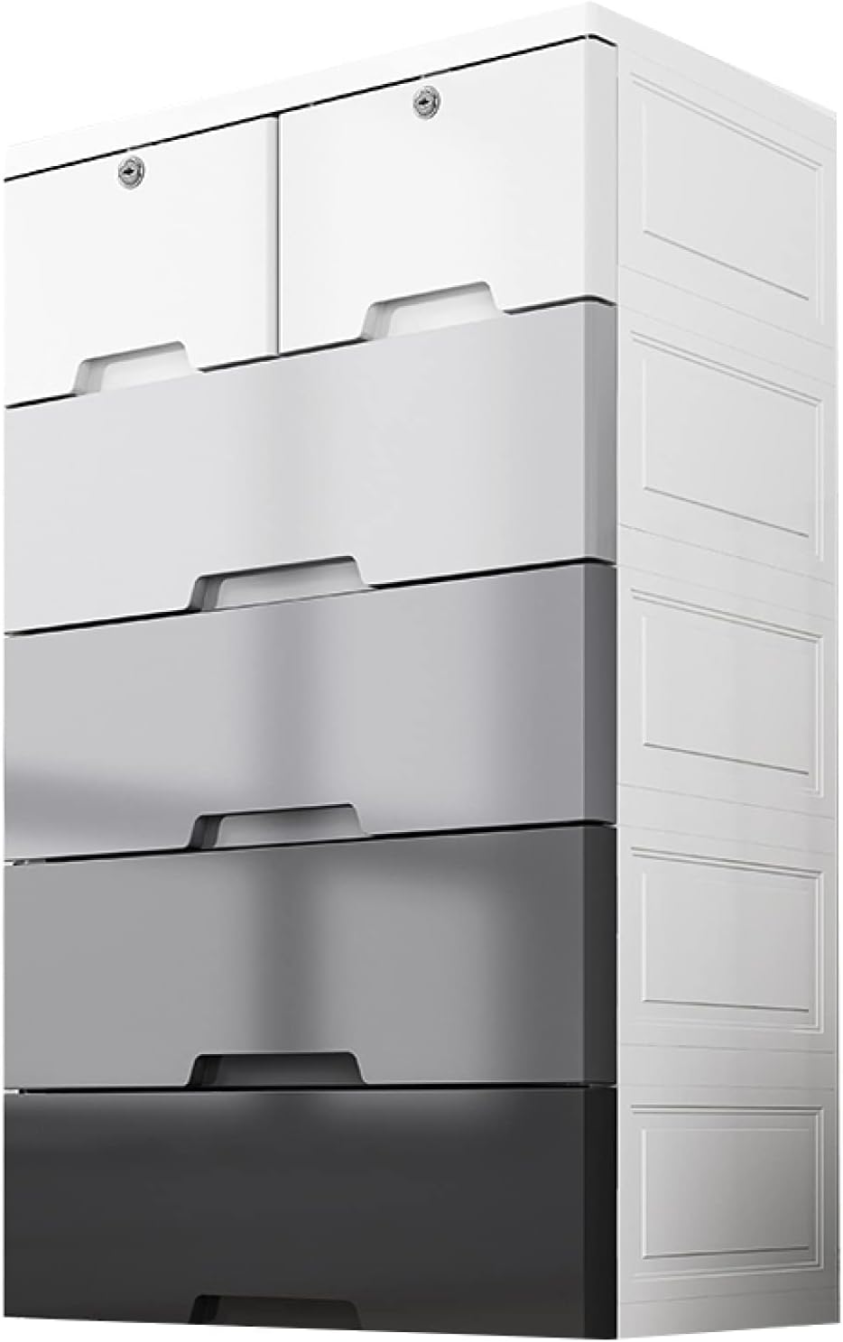 収納ボックス 収納ケース ふた付き 3段 4段 5段 シューズボックス 折り畳み式 収納バスケット 整理箱 グラデーションカラー 靴収納 衣装ケース 布団収納 おもちゃ収納 雑貨収納 リビング 5so｜Libre777