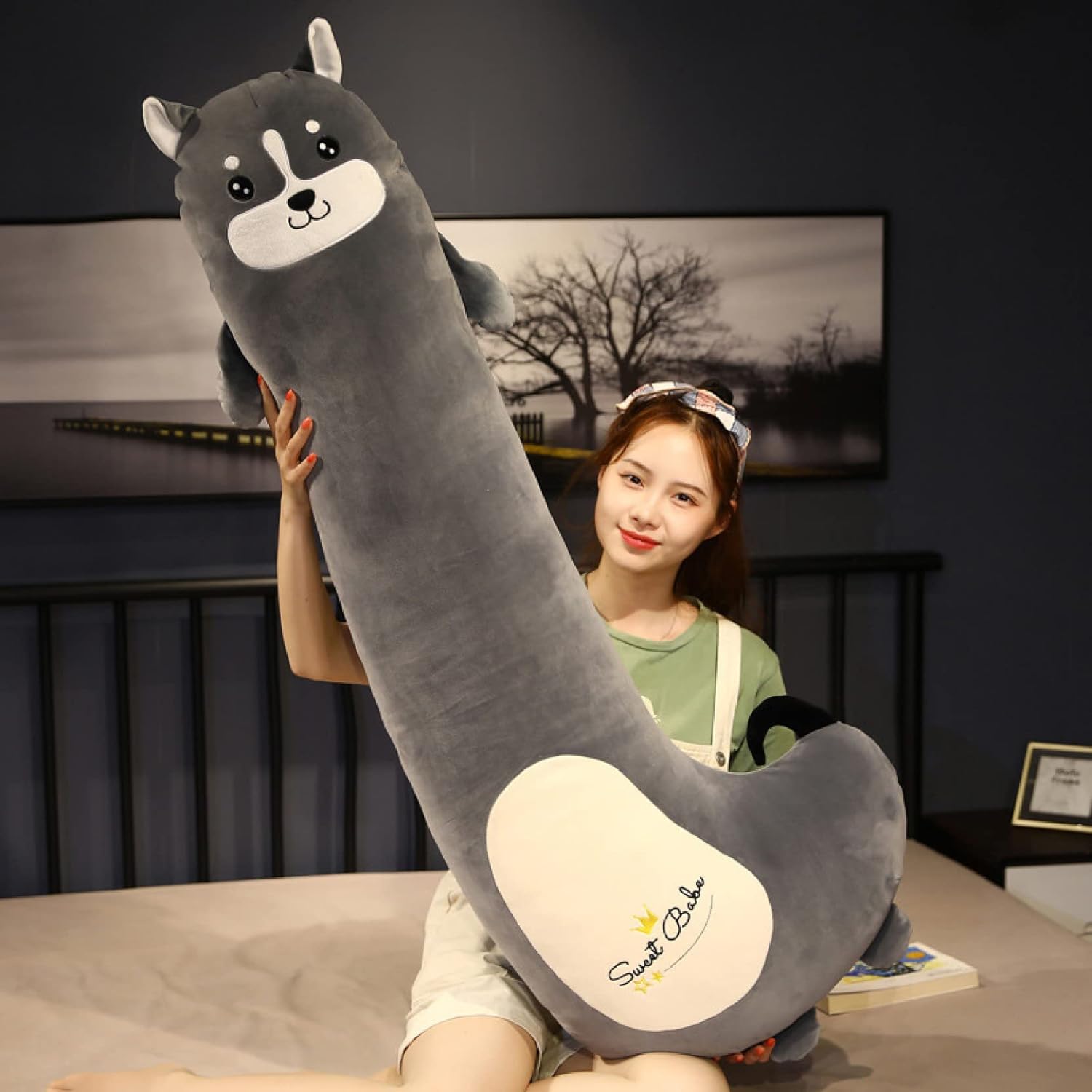 抱き枕 ぬいぐるみ クッション ロング枕 ネコ アニマル 動物 可愛い 添い寝枕 おもちゃ 1.4m もこもこ T- 女の子 抱きまくら 洗える 気持ちいい 横向き寝 雑貨 デザイン お祝 出産 誕生