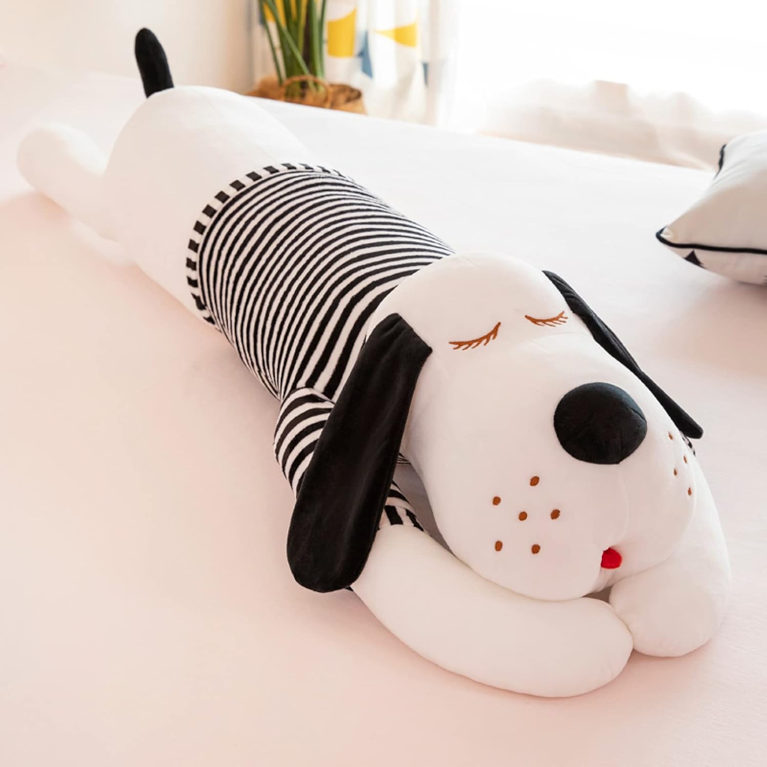 添い寝枕 抱き枕 座布団 ぬいぐるみ 犬 毛の荒物 愛くるしげ 低手向かい 遊び道具 洗える 伸び伸びする 座布団 ロングピロー 気持ちいい 差し上げ物 110 差し上げ物 多役立つこと 差し上げ物 睡眠時間好いたらしい 癒し