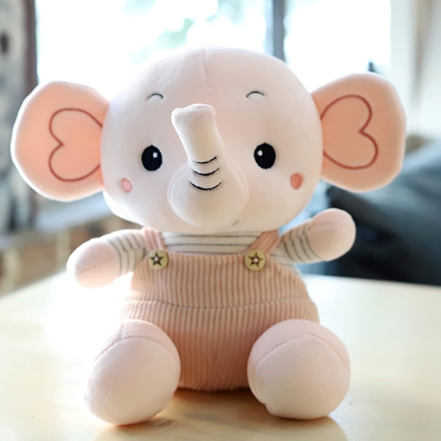 サクラ色 象枕 ぬいぐるみ 毛の荒物ぬいぐるみ ぬいぐるみ枕 象座布団 の差し上げ物 象ぬいぐるみ 抱き枕 ふわふわ 32糎 可愛らしい 象さん あやつり人形 お生まれ落ちる日 祝する日 差し上げ物
