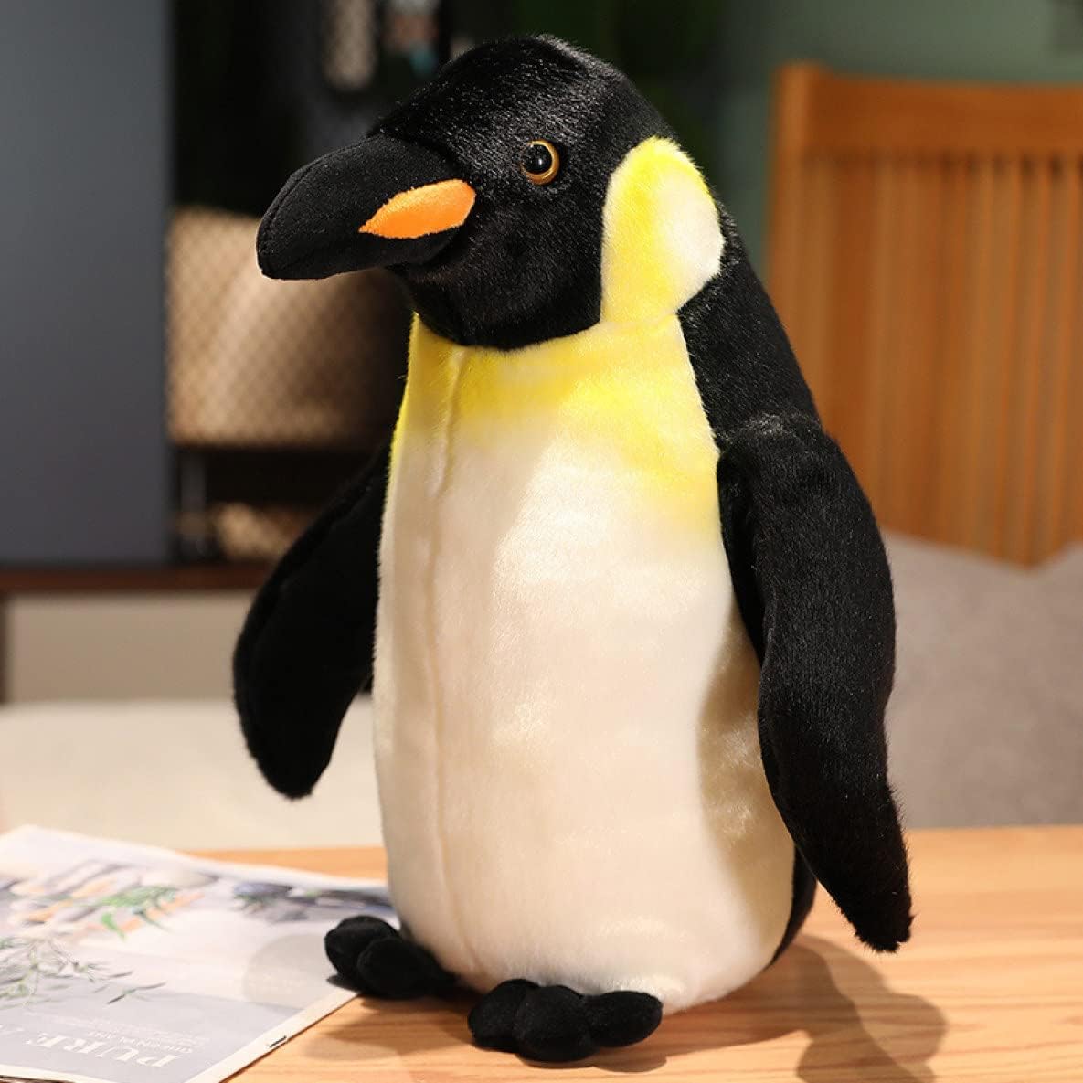 ぬいぐるみ ペンギン 抱きまくら 動物 可愛い 縫い包み もこもこ 添い寝 抱き枕 ペンギンおもちゃ 柔らかい 多機能 横向き寝 洗える 癒し系 デスク 昼寝まくら プレゼント かわいい 贈り物 45｜Libre777
