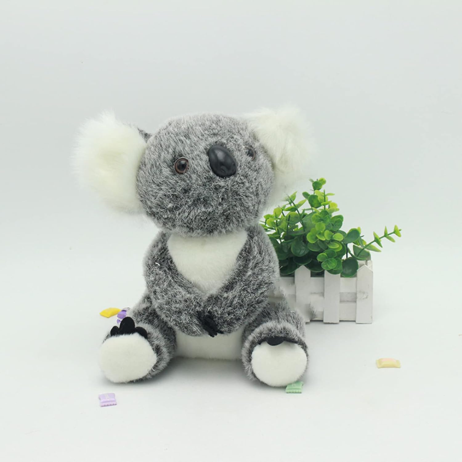 子守熊人形 ぬいぐるみ 30cm コアラ 子守熊 大きい コアラぬいぐるみ 動物 熊 抱き枕 萌え萌え 店飾り物 誕生日 癒される オシャレ グレー コアラ 人形枕 多機能枕 柔らかく ふわふわ 大人